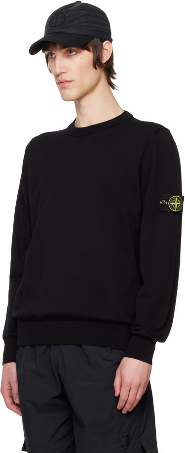 Sveter Stone Island Stone Island Organic Cotton Crewneck Sweater Čierna | K1S15 5100053 S00B2, 3