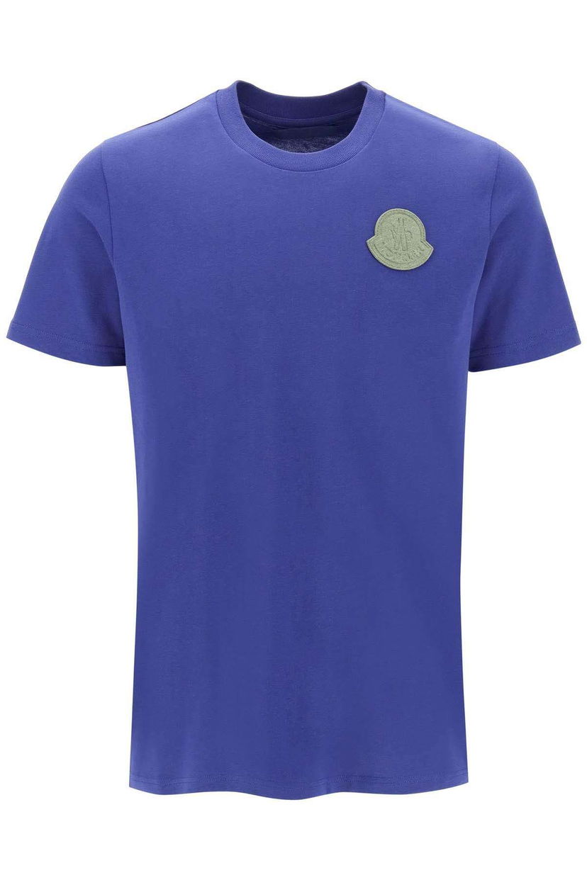 Tričko Moncler Logo Match T-Shirt Modrá | i20918c0006983927 63v