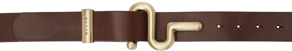 Opasok Eytys Eytys Zane Leather Belt Hnedá | X138001, 0