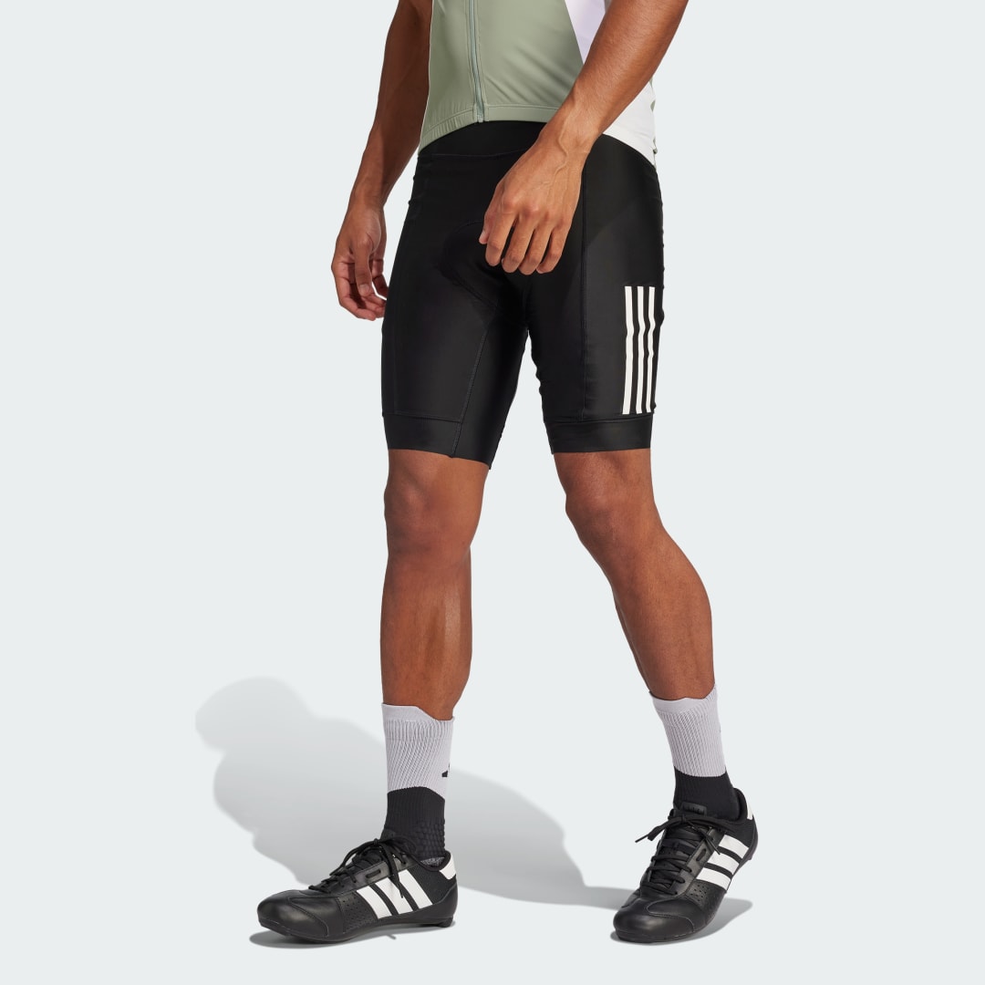 Šortky adidas Performance Essentials 3-Stripes Padded Cycling Shorts Čierna | JD9150, 0
