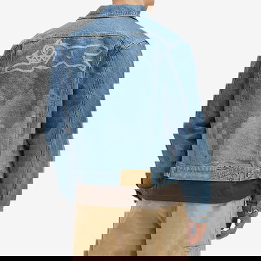 Bunda BBC IceCream Drip Denim Trucker Jacket Modrá | IC24369-BL, 3