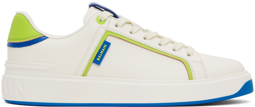 Tenisky a topánky Balmain B-Court Smooth Biela | CM1VI321LTRN, 0