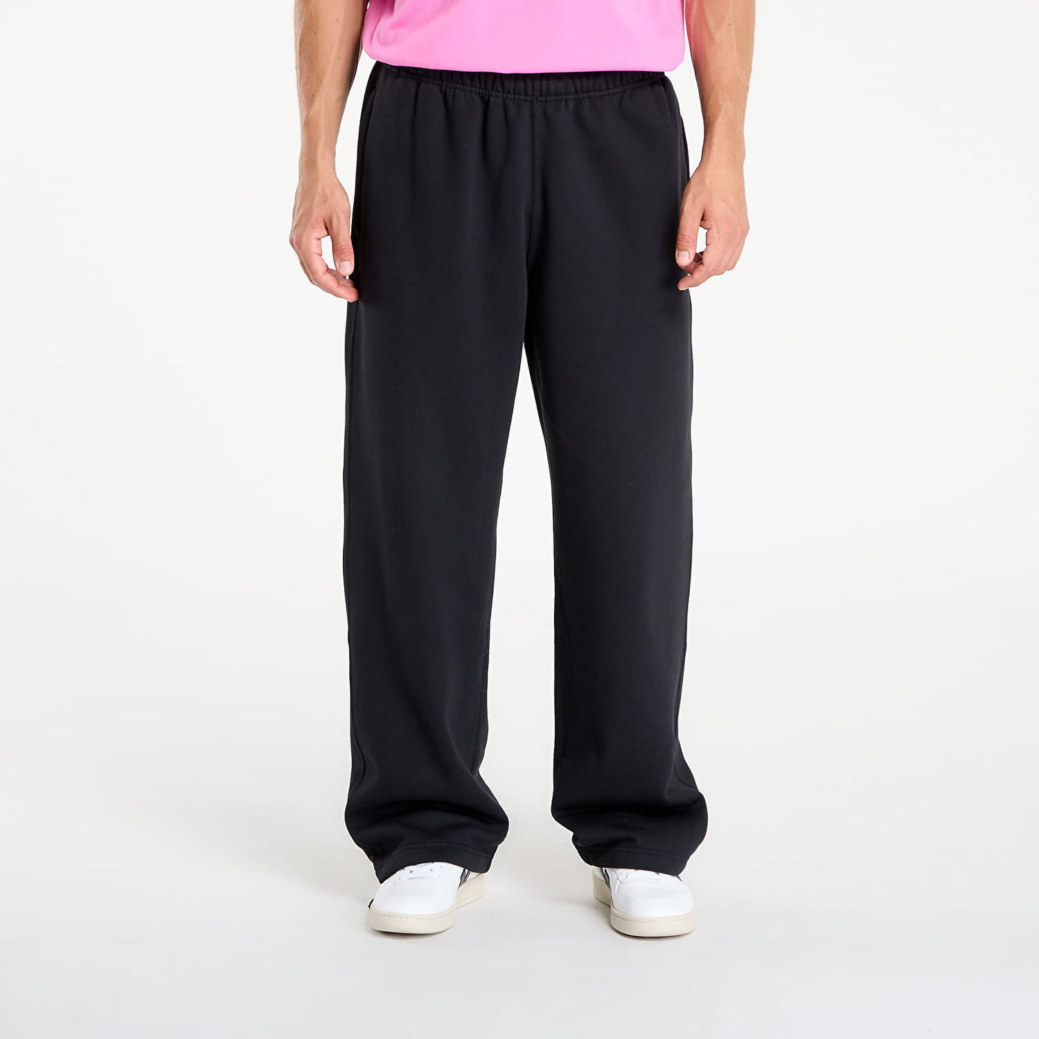 Tepláky Nike Solo Swoosh Fleece Open-Hem Pants Čierna | HV1090-010, 0