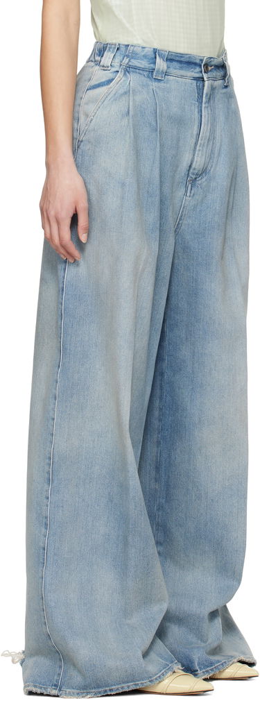 Džínsy Maison Margiela Maison Margiela 5 Pocket Wide Leg Jeans Modrá | S51KA0605 S30383, 1