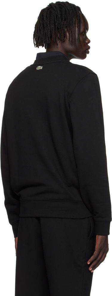 Mikina Lacoste Lacoste Fleece Sweatshirt Čierna | SH2736_031, 2