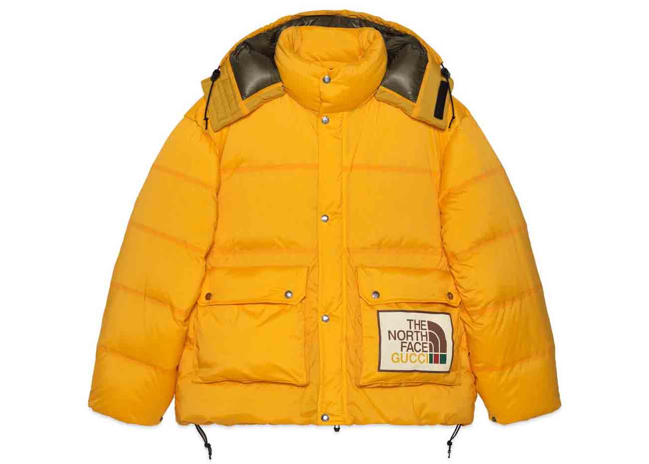 Prešívaná bunda Gucci x The North Face Padded Jacket Žltá | ‎663735 XAAC8 7133, 0