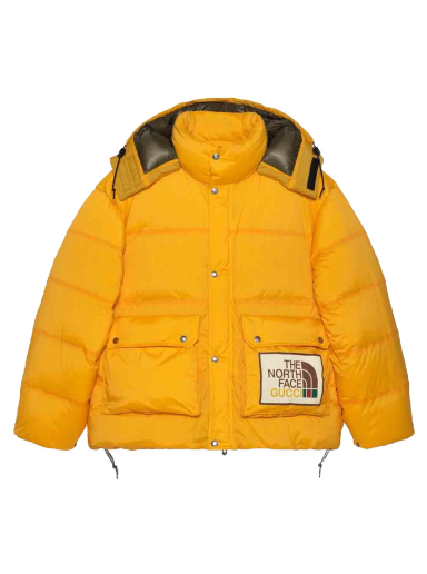 Prešívaná bunda Gucci x The North Face Padded Jacket Žltá | ‎663735 XAAC8 7133