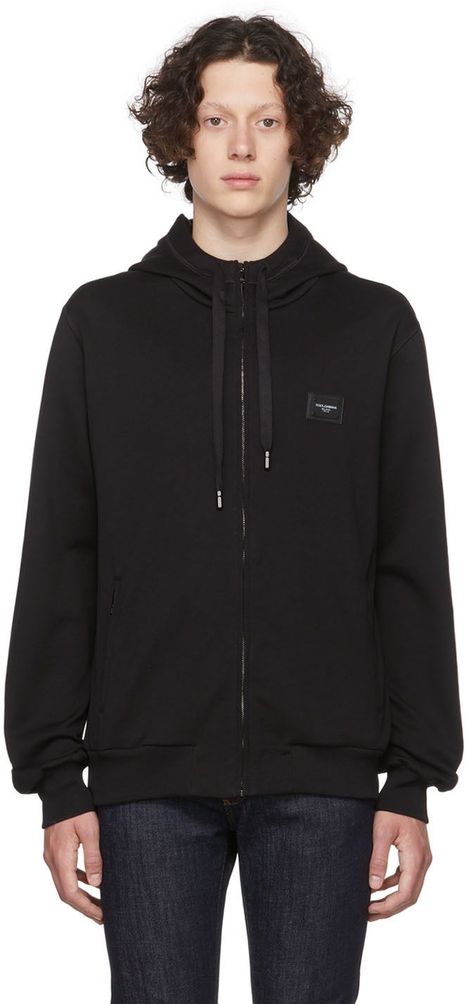 Mikina Dolce & Gabbana Black Cotton Hoodie Čierna | G9PD2TFU7DU, 0