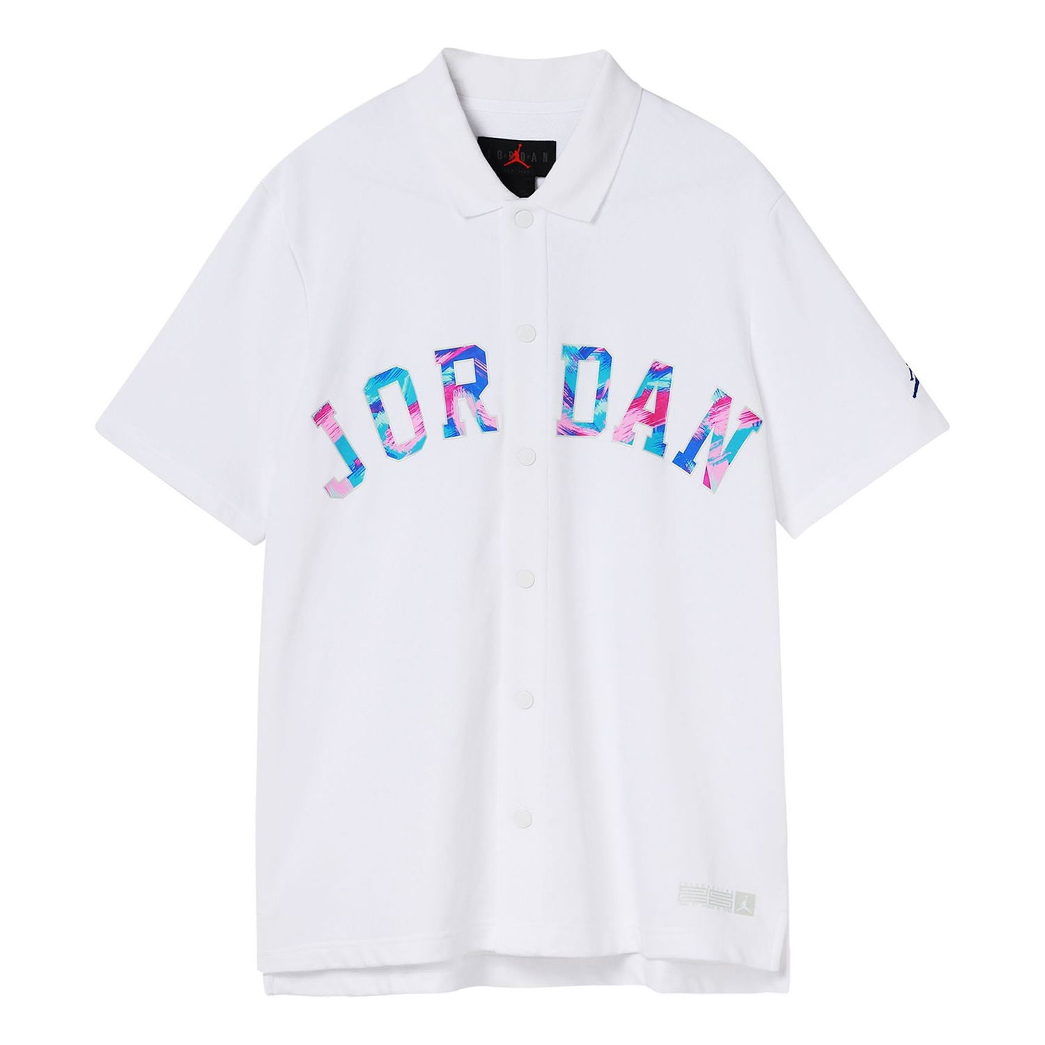 Košeľa Jordan Jordan Short Sleeve Embroidered T-Shirt Biela | DX6299-100, 0