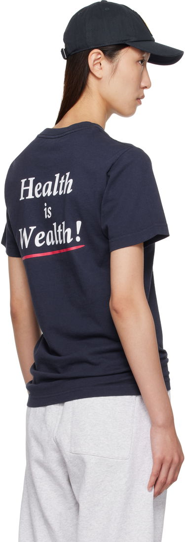 Tričko Sporty & Rich Sporty & Rich 'Health is Wealth' Tee Navy | TO043602006BL106, 2