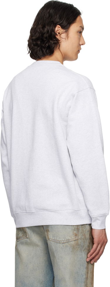Sveter Dime Dime Classic Small Logo Crewneck Sweatshirt Šedá | DIMESP2538ASH, 2