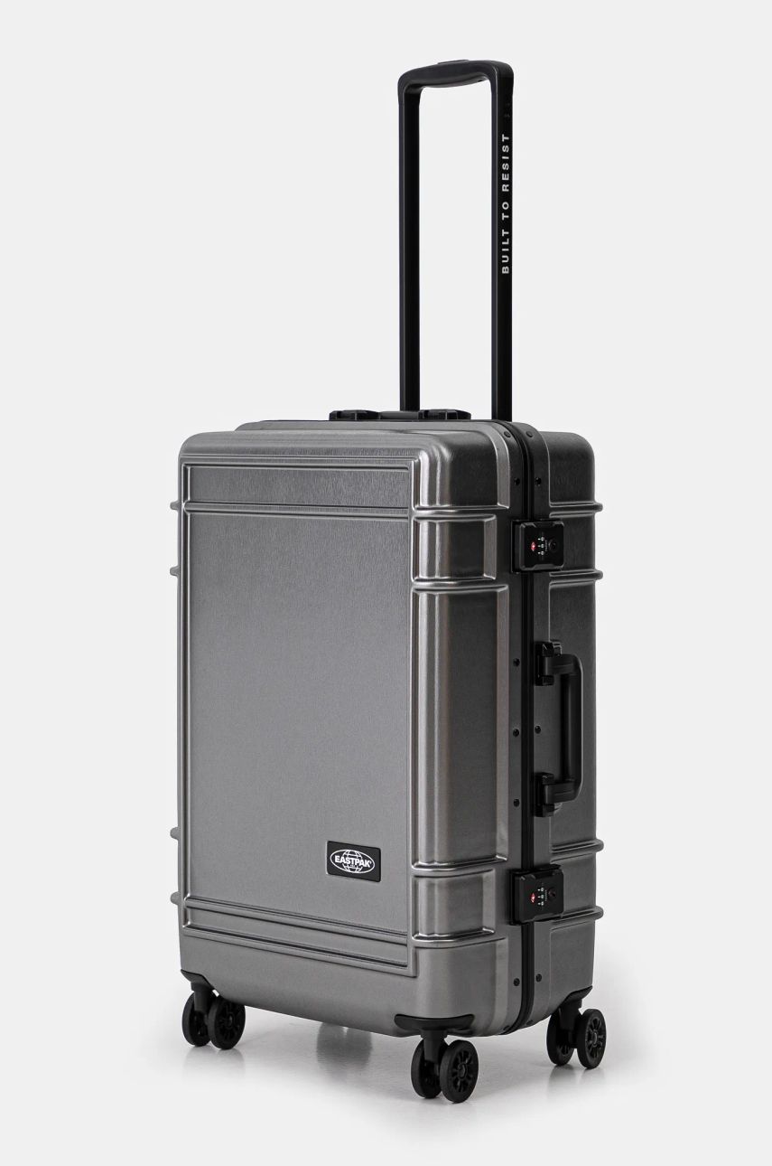 Kufor EASTPAK Metallic Hard Shell Suitcase Šedá | EK0A5BJF4S11, 1
