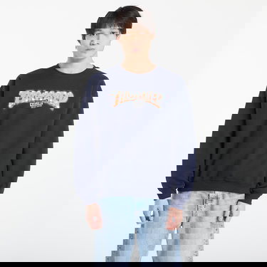 Mikina Thrasher Sweatshirt Explicit Crewneck Navy | 145847, 0