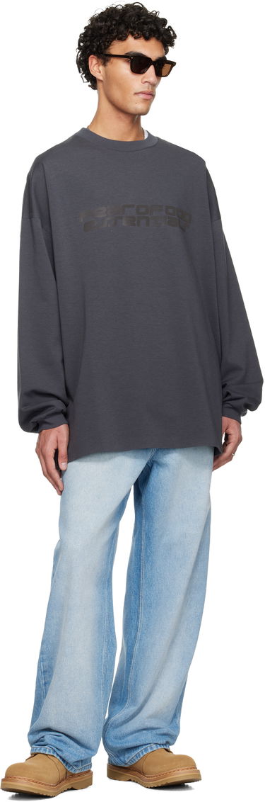 Tričko Fear of God ESSENTIALS Holiday 90s Long Sleeve T-shirt Šedá | 125HO254542F, 3