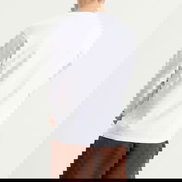 Tričko LES TIEN Heavyweight Binded Classic Long Sleeve T-Shirt Biela | HV-2090-WHT, 3