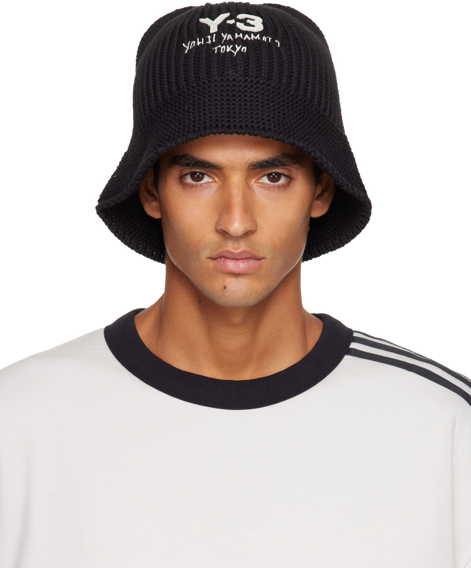 Klobúk Y-3 Y-3 Heritage Knit Bucket Hat Čierna | JX8305, 0