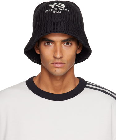 Klobúk Y-3 Y-3 Heritage Knit Bucket Hat Čierna | JX8305, 0