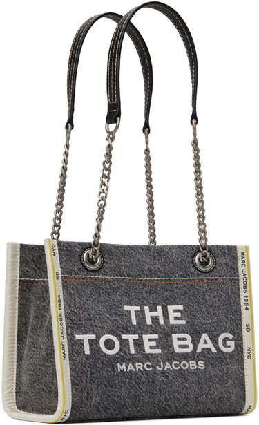 Tote bag Marc Jacobs Marc Jacobs 'The Denim Chain Small' Tote Bag Šedá | 2F4HTT029H05, 1