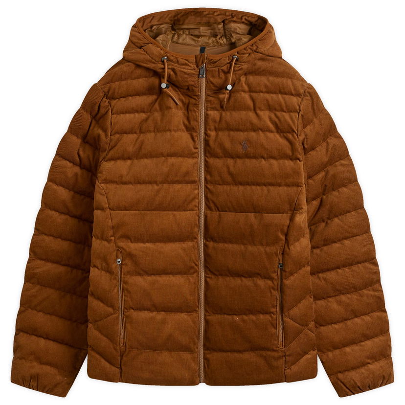 Prešívaná bunda Polo by Ralph Lauren Puffer Jacket Corduroy Hnedá | 710938559002