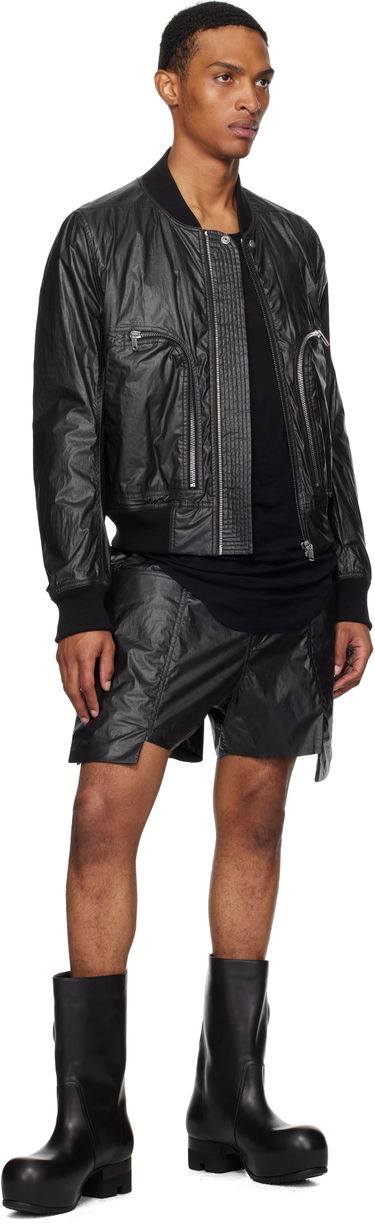 Bomber bunda Rick Owens Rick Owens Bauhaus Flight Bomber Jacket Čierna | RU02E1749 PCT, 3