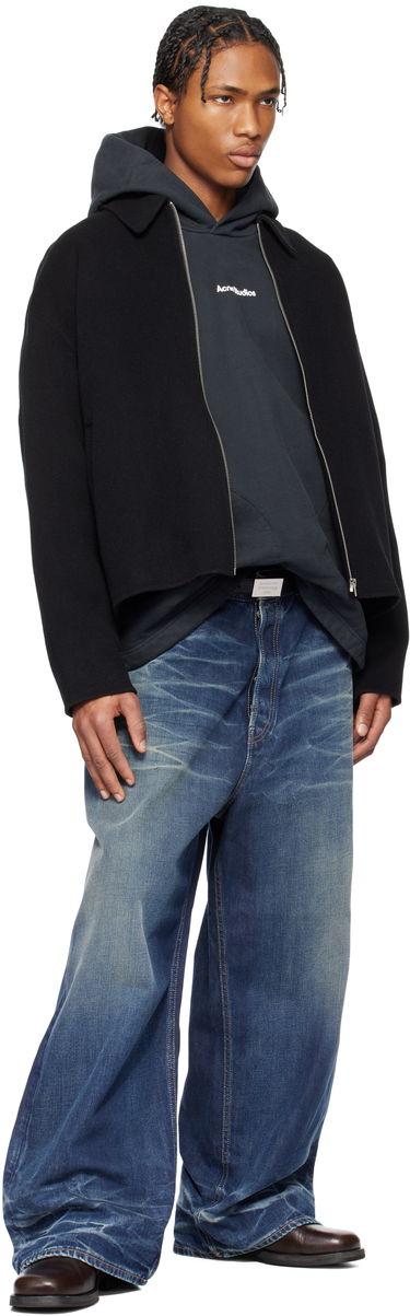 Džínsy Acne Studios Super Baggy Indigo Jeans Modrá | B00372-, 3