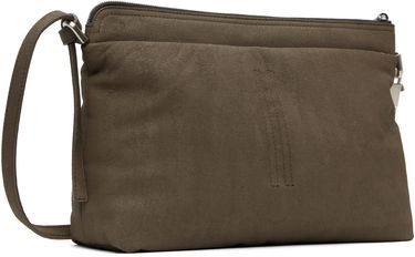 Kabelka Rick Owens Rick Owens Hollywood Adri Suede Clutch Zelené | RA01E0627 LBAPA, 2