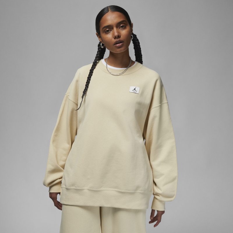 Mikina Jordan Flight Fleece Crew Béžová | DQ4599-234, 0