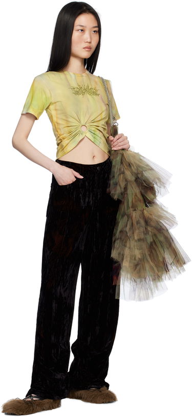 Crop Top Collina Strada Collina Strada Tie-Dye Ring Cropped T-Shirt Žltá | XX3380, 3