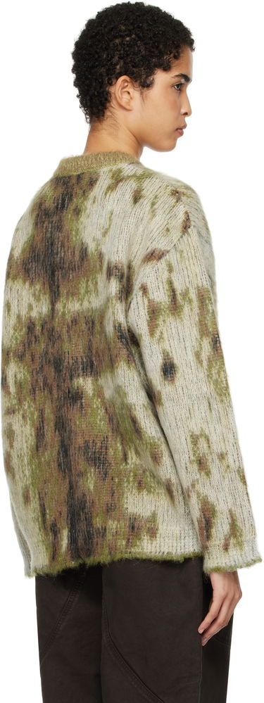 Sveter The Attico Attico Abstract Knit Sweater Zelené | 250WCK00115 KAC001AA, 2