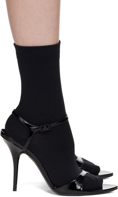 Ponožky Balenciaga Balenciaga Avenue Sock 110 Heeled Sandals Čierna | 810517 W12H2, 0