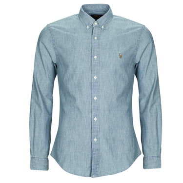 Košeľa Polo by Ralph Lauren CHEMISE COUPE SLIM DENIM SHIRT Modrá | 710548538001-NOS, 0