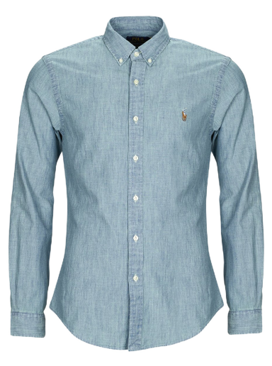 Košeľa Polo by Ralph Lauren CHEMISE COUPE SLIM DENIM SHIRT Modrá | 710548538001-NOS