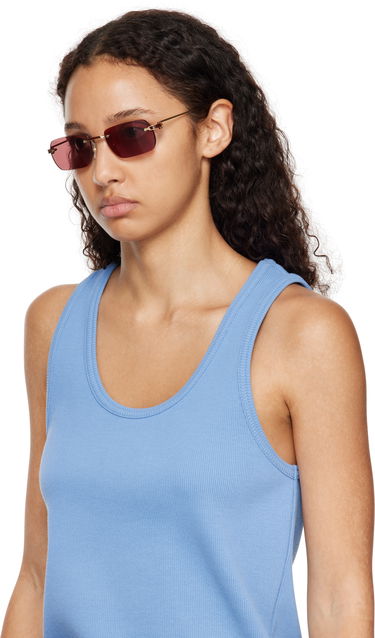 Slnečné okuliare Cartier Cartier 'Première de Cartier' Rectangular Sunglasses Hnedá | CT0498S-002, 3