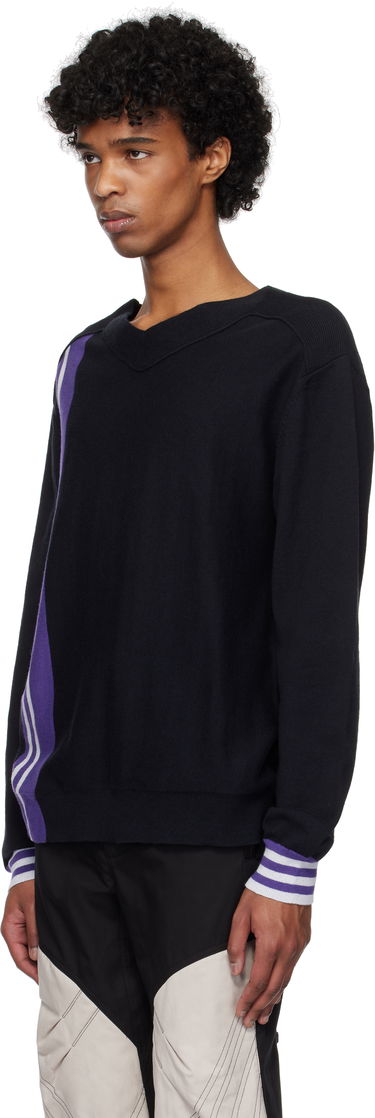 Sveter KIKO KOSTADINOV Kiko Kostadinov Ostro V-Neck Sweater Čierna | KKSS25KN02-109, 3
