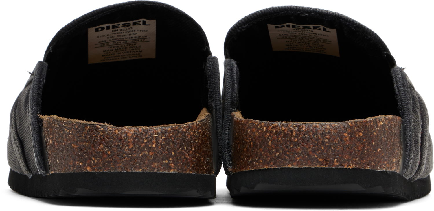 Oblečenie Diesel Diesel D-Woodstock Slip-On Mules Čierna | Y03537-P0585-H1939, 1