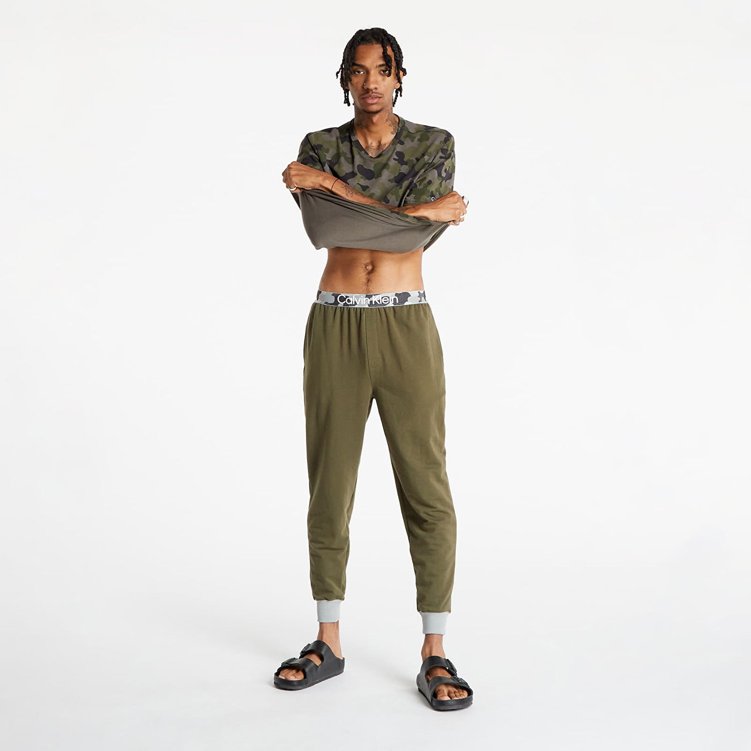 Tepláky CALVIN KLEIN Galvanize Lounge Jogger Zelené | NM2196E RBN, 0