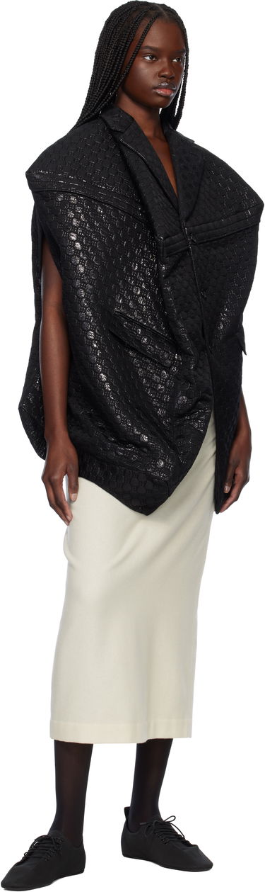 Vesta Comme des Garçons Comme des Garçons Lame Floating Weave Vest Čierna | GO-J027-051-1, 3