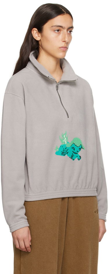 Mikina We11done We11done Pony Fleece Pullover Šedá | WD-TS3-23-893-U-GY, 1