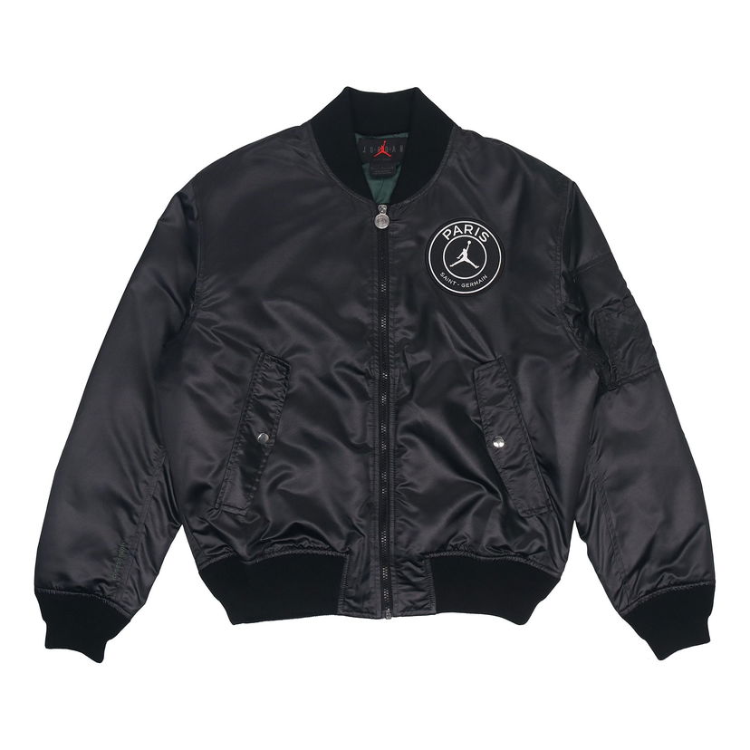 Bomber bunda Jordan Jordan Paris Saint-Germain MA-1 Padded Bomber Jacket Čierna | DB6493-010