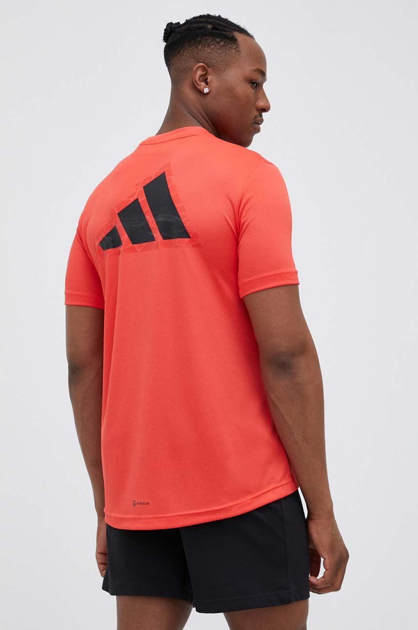 Tričko adidas Performance Workout Base Tee Červená | IB7903, 0
