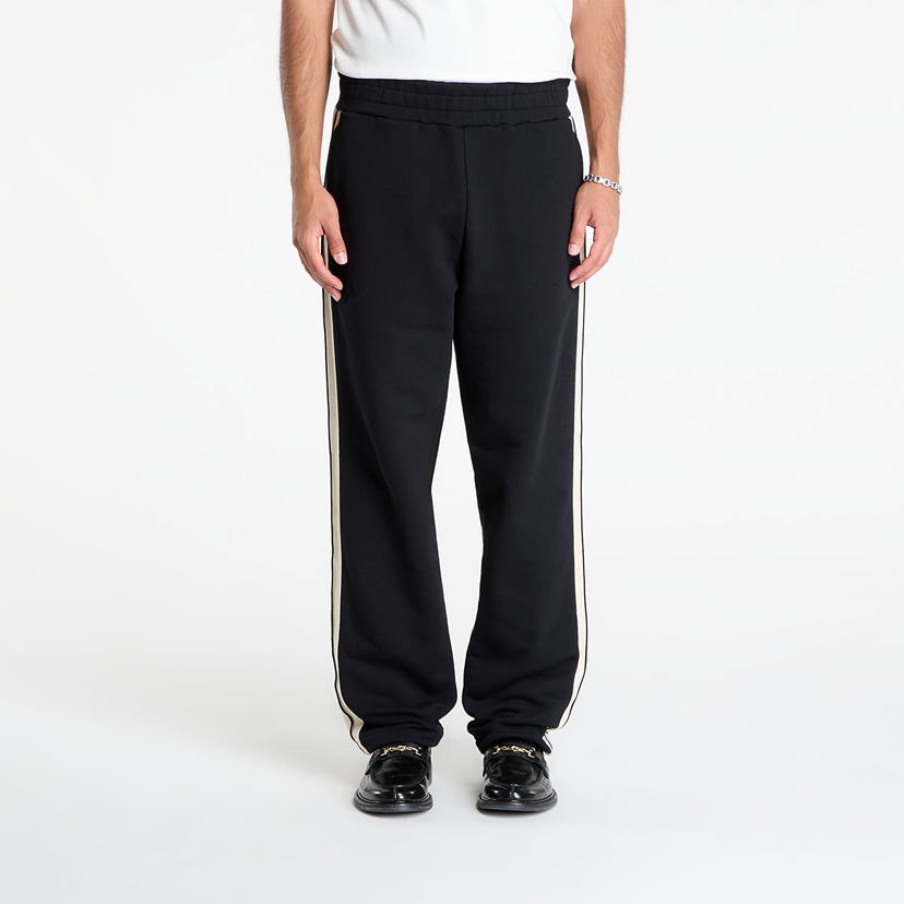 Tepláky Palm Angels Palm Angels Curved Logo Track Sweatpants Čierna | PMCH02KF25FLE0011003