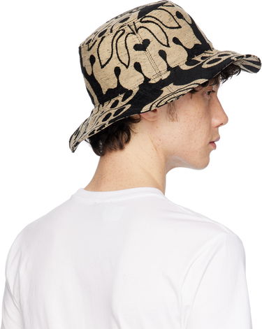 Klobúk Anna Sui Anna Sui Beardsley Tapestry Oversized Brim Bucket Hat Béžová | 1125H96, 2