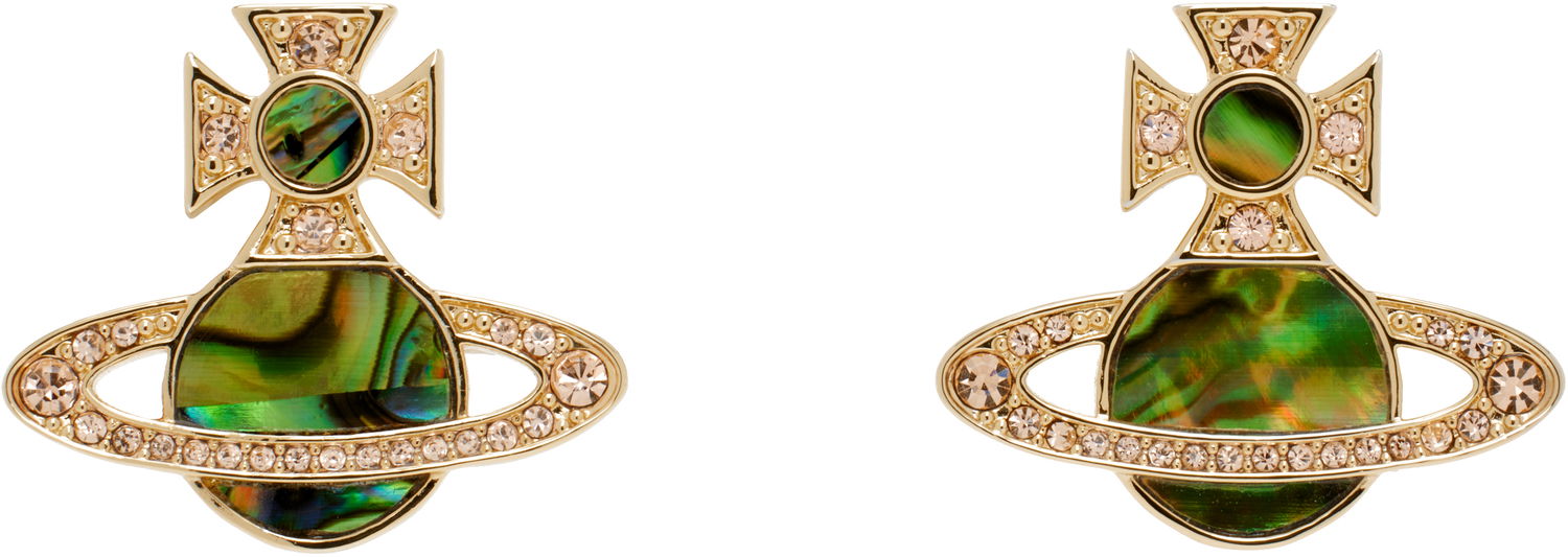 Náušnice Vivienne Westwood Vivienne Westwood Rina Orb Earrings Zelené | 6201036D-02R898-, 0