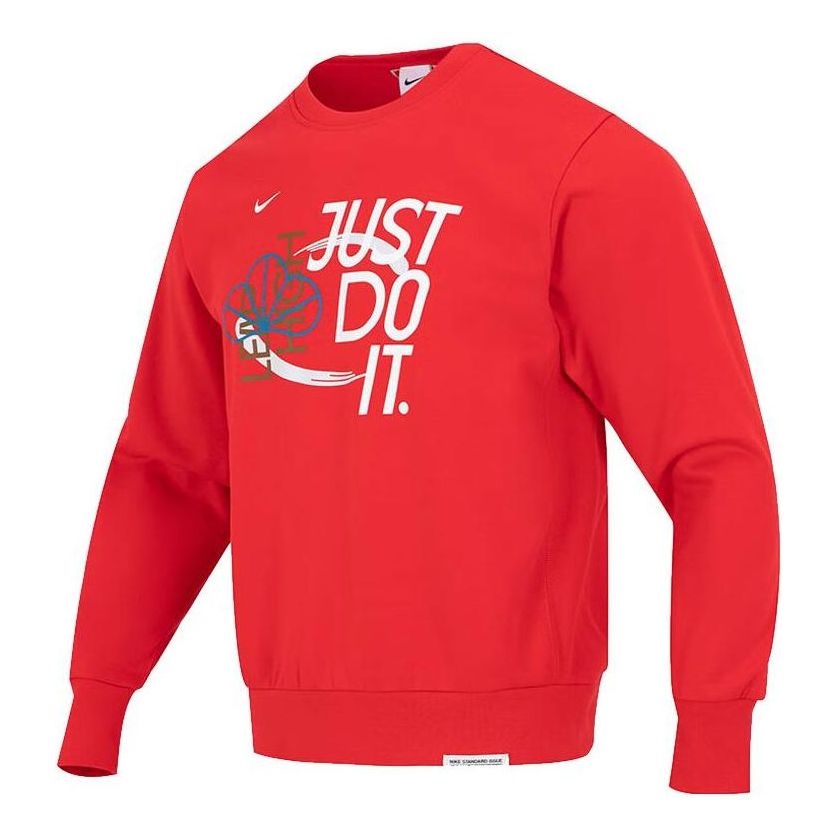 Sveter Nike Men's Graphic Print Sweatshirt Červená | FD4061-657, 0