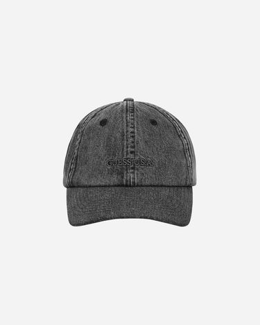 Šiltovka GUESS Washed Denim Dad Hat Šedá | M3GZ17D50J0 DEGY, 1