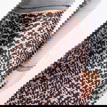 Sukňa GUESS GUESS Sibilla Long Satin Leopard Print Skirt Hnedá | W5YD55WF1T2-P1MO, 1