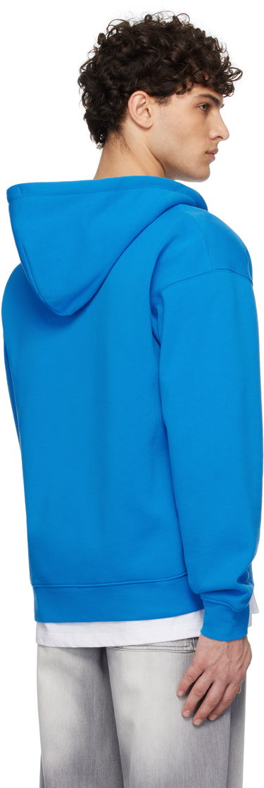 Mikina Dime Cursive Logo Zip Hoodie Modrá | DIMEHO2453COB, 2