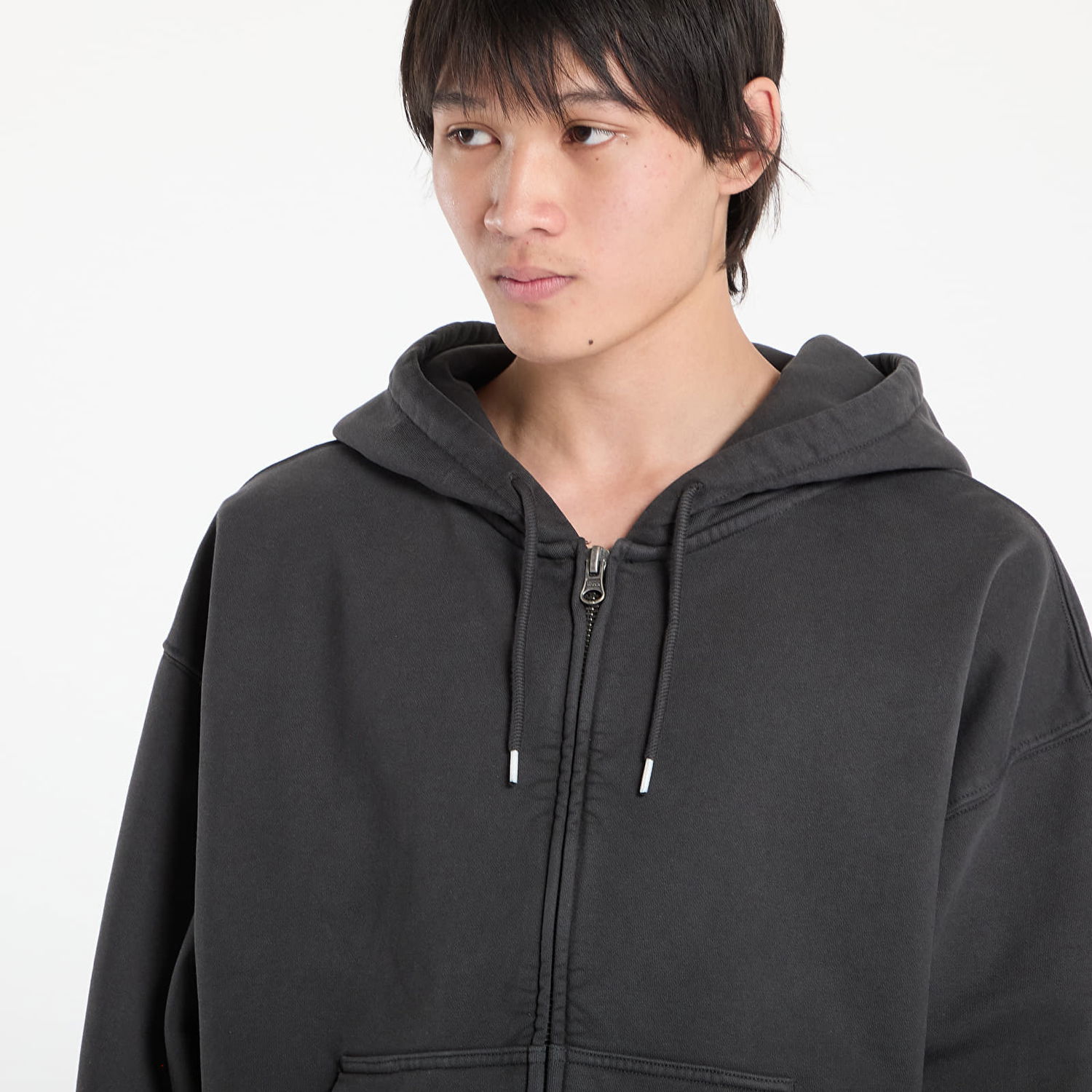 Mikina Vans LX Zip Hoodie Šedá | VN000P98EMV1, 1