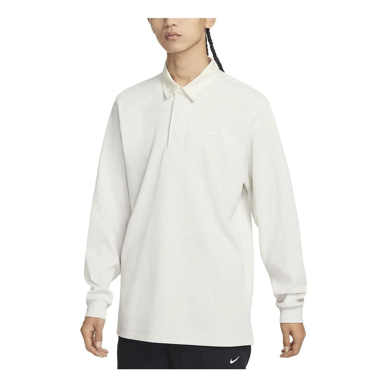 Polo tričko Nike Swoosh Rugby Top Biela | DQ5222-030, 0
