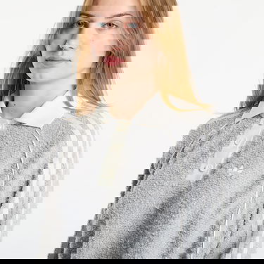 Mikina adidas Originals Terry Polo Crew Sweatshirt with Three Stripes Šedá | KS7791, 1